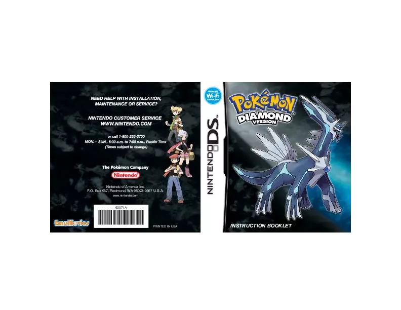 manual for Pokemon Diamond Version (v13)